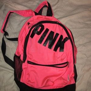 Pink VS school backpack bag